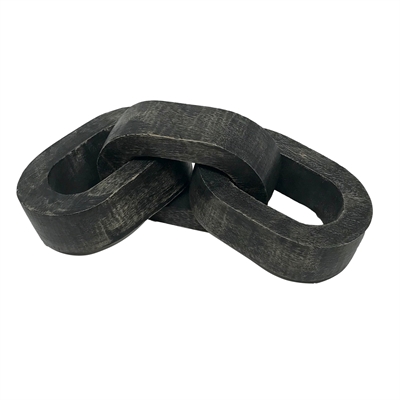Small 3 Chain Link-Black Wash